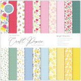 Papier scrapbooking Craft Consortium  Bright Blooms 30fe 30x30 assortiment