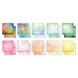 Papier scrapbooking Craft Consortium Grunge Light Tones 30fe 30x30 assortiment
