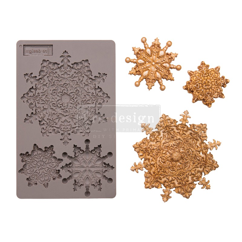 Moule ReDesign en silicone Snowflake Jewels