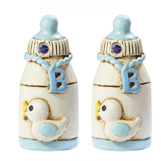 Embellissements bébé biberon bleu Embellissements bébé biberon bleu