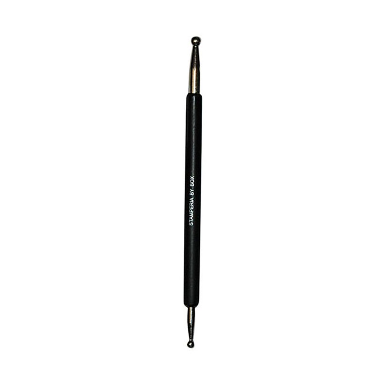 Outil à embosser billes 3mm & 5mm métalliques Stamperia