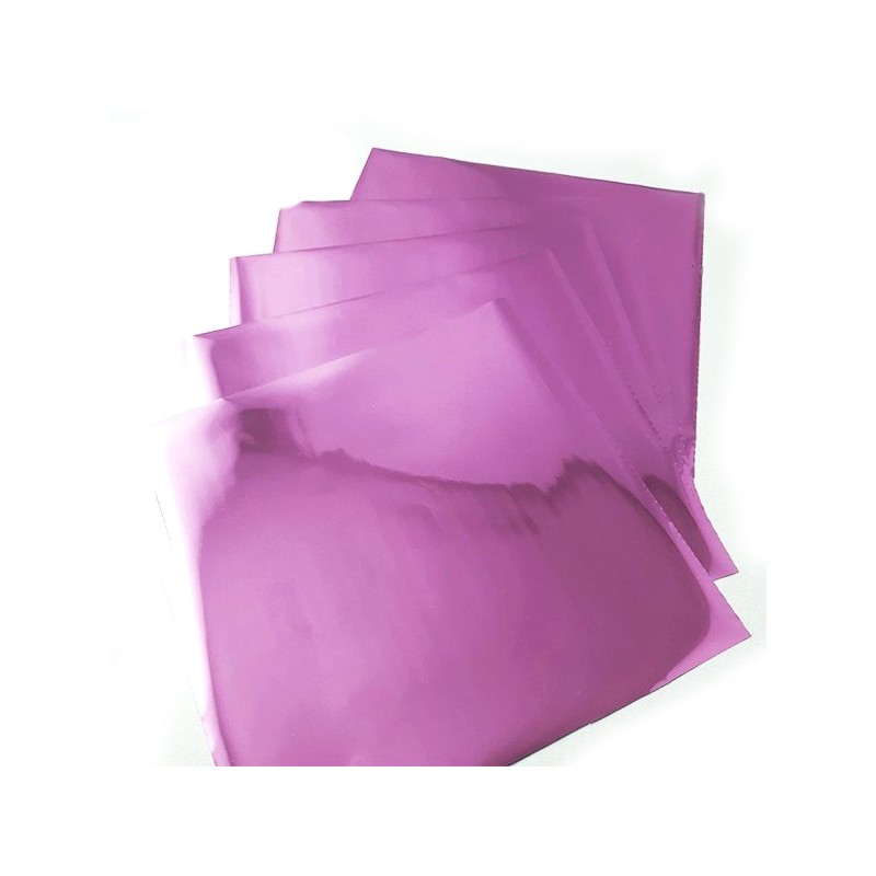 Foil Transfert métallisé pour scrapbooking Rouge x5