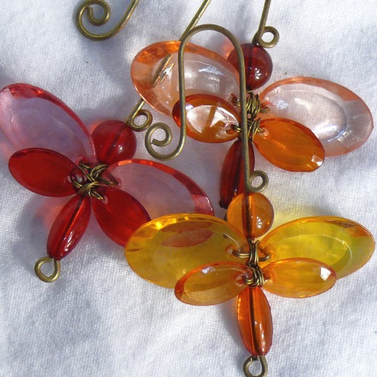 Objet décoration de table 7 papillons couleurs assorties x7 Objet décoration de table 7 papillons couleurs assorties x7