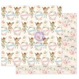 Papier Scrapbooking Christmas Sparkle 30x30cm assortiment avec couleurs métalliques