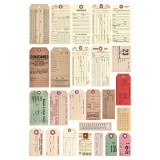 Etiquettes Scrapbooking Idea-ology Tim Holtz Salvaged Tags