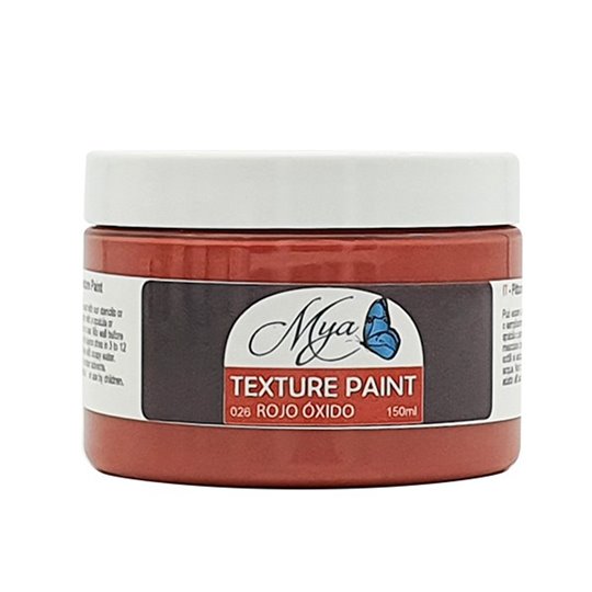 Pâte de texture Mya 026 rouge oxyde 150ml