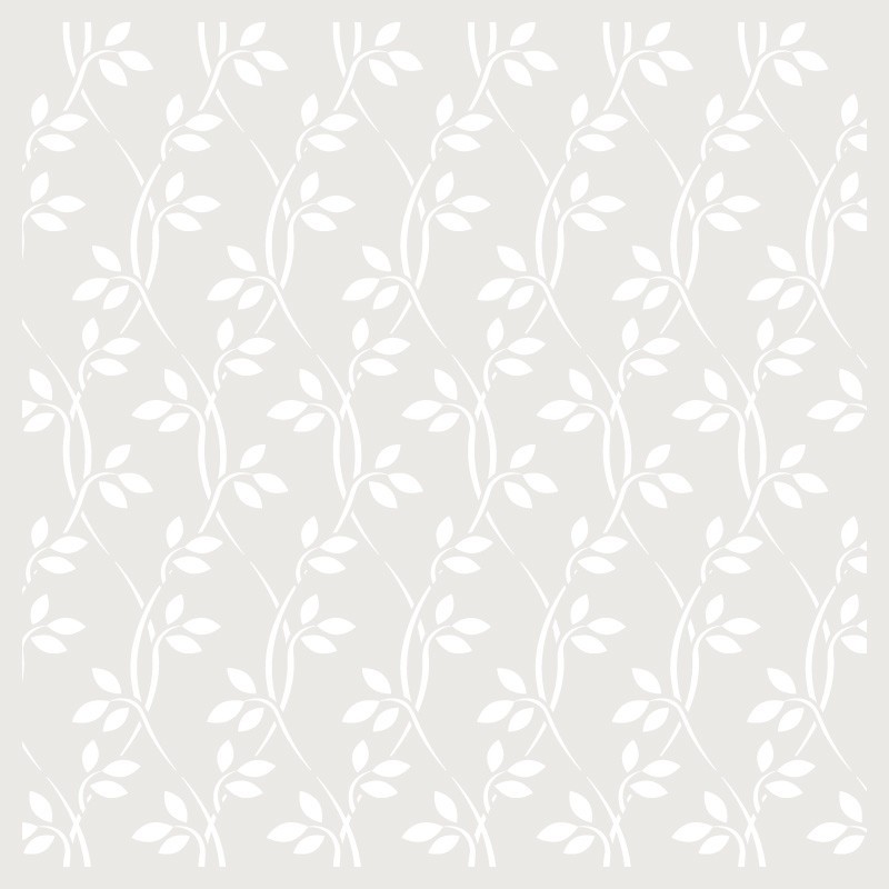 Pochoir décoratif Mya fond petites fleurs 40 x 40 (a) cm - Design is 36 x 36 cm