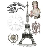 Transfert pelliculable IOD Brocante 61x84