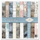 Papier scrapbooking Capitales feuilles 30x30 assortiment