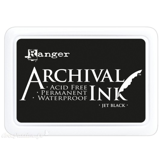 Tampon encreur Archival Ink Ranger jet black Tampon encreur Archival Ink Ranger jet black