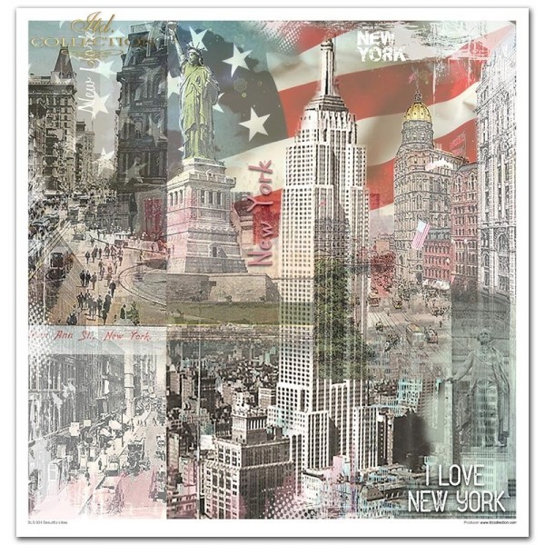 Papier scrapbooking Beautiful Cities 10 feuilles 30x30 assortiment