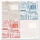 Papier scrapbooking Beautiful Cities 10 feuilles 30x30 assortiment