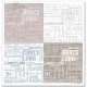 Papier scrapbooking Beautiful Cities 10 feuilles 30x30 assortiment