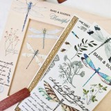 Transfert pelliculable Redesign Spring Dragonfly 15x30cm