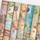 Papier scrapbooking Ciao Bella Le Petit Prince 12fe 30x30 assortiment