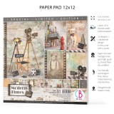 Papier scrapbooking Ciao Bella Modern Times 12f 30x30 assortiment