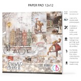 Papier scrapbooking Ciao Bella Memories of a Swony Day 12fe 30x30 assortiment
