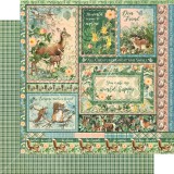 Papier scrapbooking Graphic45 Woodland Friends 30x30 Assortiment