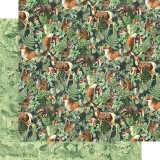 Papier scrapbooking Graphic45 Woodland Friends 30x30 Assortiment