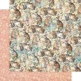Papier scrapbooking Graphic45 Woodland Friends 30x30 Assortiment