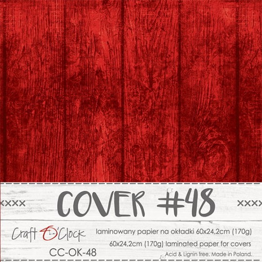 Couverture album scrapbooking Craft O Clock 48 Christmas Time 60x24cm