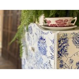 Transfert pelliculable IOD Paint Inlay Indigo Floral 61x84