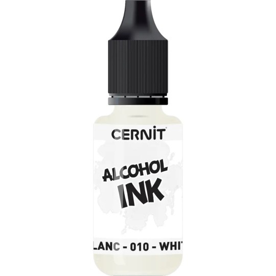 Encre alcool Blanc Alcohol Ink Cernit 20ml