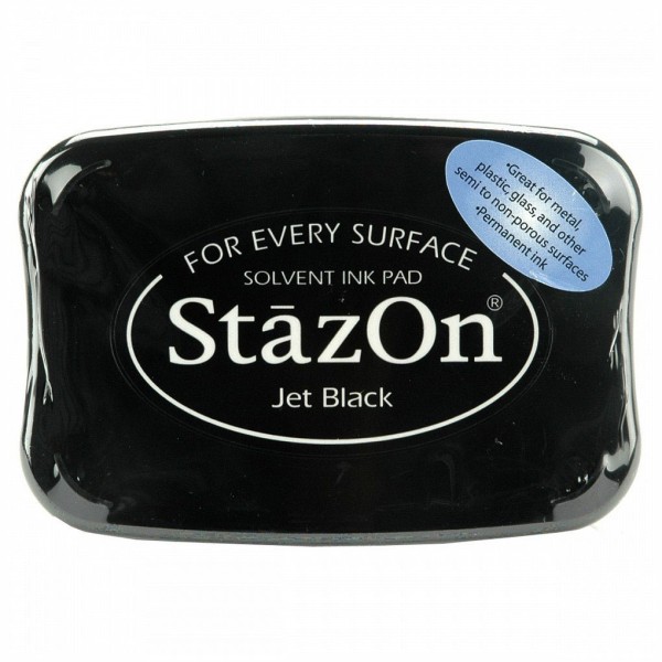 Encre Stazon permanente Jet Black