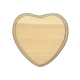Coeur en bois brut Stamperia