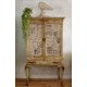 Papier de Murier Tissu Mulberry Newsprint Redesign 48x76cm