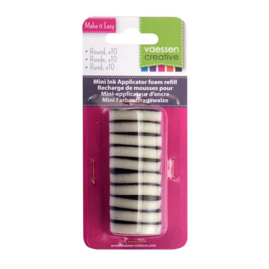 Recharge Tampon applicateur encre rond Vaessen x10