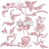 Tampon Redesign Decor Stamps Distressed Floral Prints 30,5x30,5cm - 7 pièces