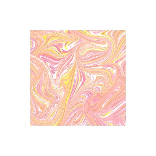 Papier marbré italien tuti frutti mauve Papier marbré italien tuti frutti mauve