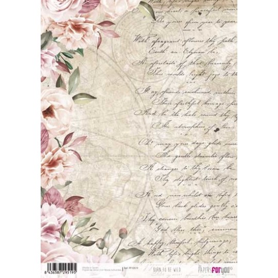 Papiers de riz Born To Be Wild A4 (6 feuilles) PapersForYou