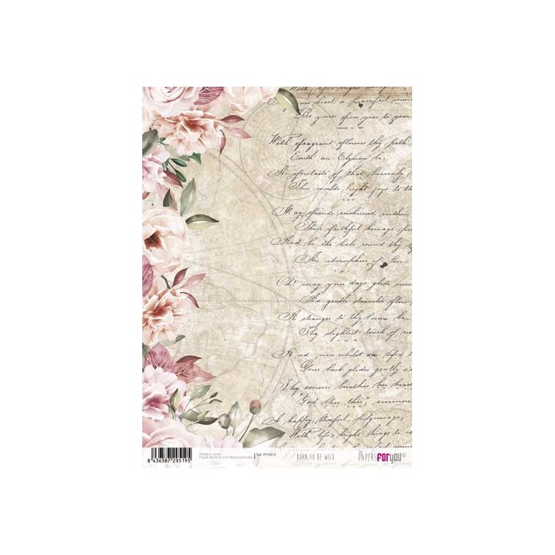Papiers de riz Born To Be Wild A4 (6 feuilles) PapersForYou