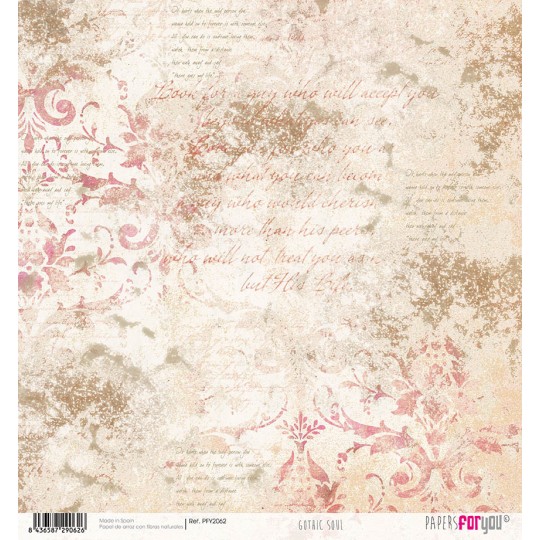 Papiers de riz Gothic Soul 30x32cm (6 feuilles) PapersForYou Papiers de riz Gothic Soul 30x32cm (6 feuilles) PapersForYou