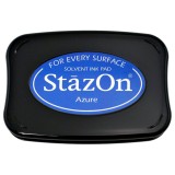 Encre Stazon permanente bleu Azure