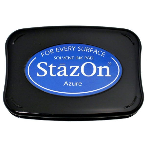 Encre Stazon permanente bleu Azure