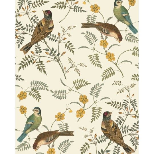 Papier de Soie pour meuble Songbirds Oiseaux 70x48cm