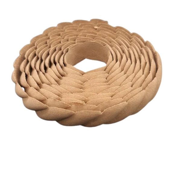 Moulure décorative en longueur décor tresse simple flexible Woodubend 1,6x210cm