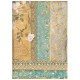 Papier de riz Klimt Ornements en Or Stamperia A4