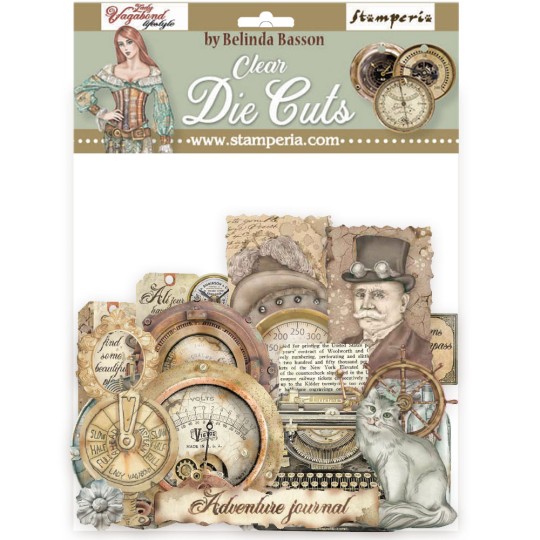 Die Cuts carton Lady Vagabond Lifestyle Stamperia Die Cuts carton Lady Vagabond Lifestyle Stamperia
