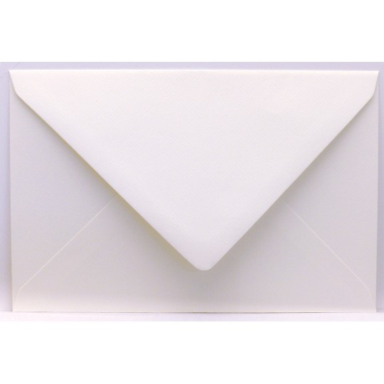 Enveloppe rectangle vergé blanc 12x18cm à l'unité