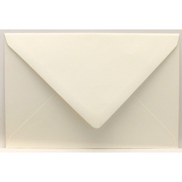 Enveloppe rectangle vergé crème 12x18cm par 5