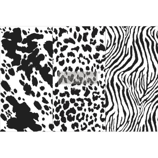 Transfert pelliculable Redesign Animal Patterns 15x30cm