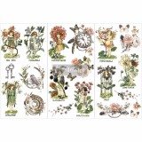 Transfert pelliculable Redesign Flower Children 15x30cm