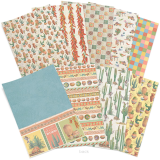 Papier scrapbooking Ciao Bella Sonora 9fe A4 assortiment
