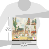 Papier scrapbooking Ciao Bella Sonora 12fe 30x30 assortiment