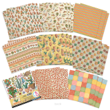 Papier scrapbooking Ciao Bella Sonora 24f 15x15 assortiment Fussy Cut Pad