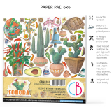 Papier scrapbooking Ciao Bella Sonora 24f 15x15 assortiment Fussy Cut Pad